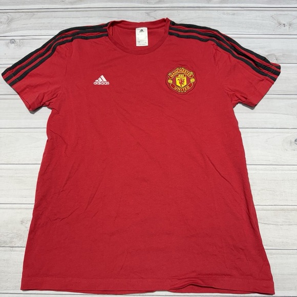 adidas Other - adidas Manchester United Shirt Large Red Training Football Soccer Top BQ2226